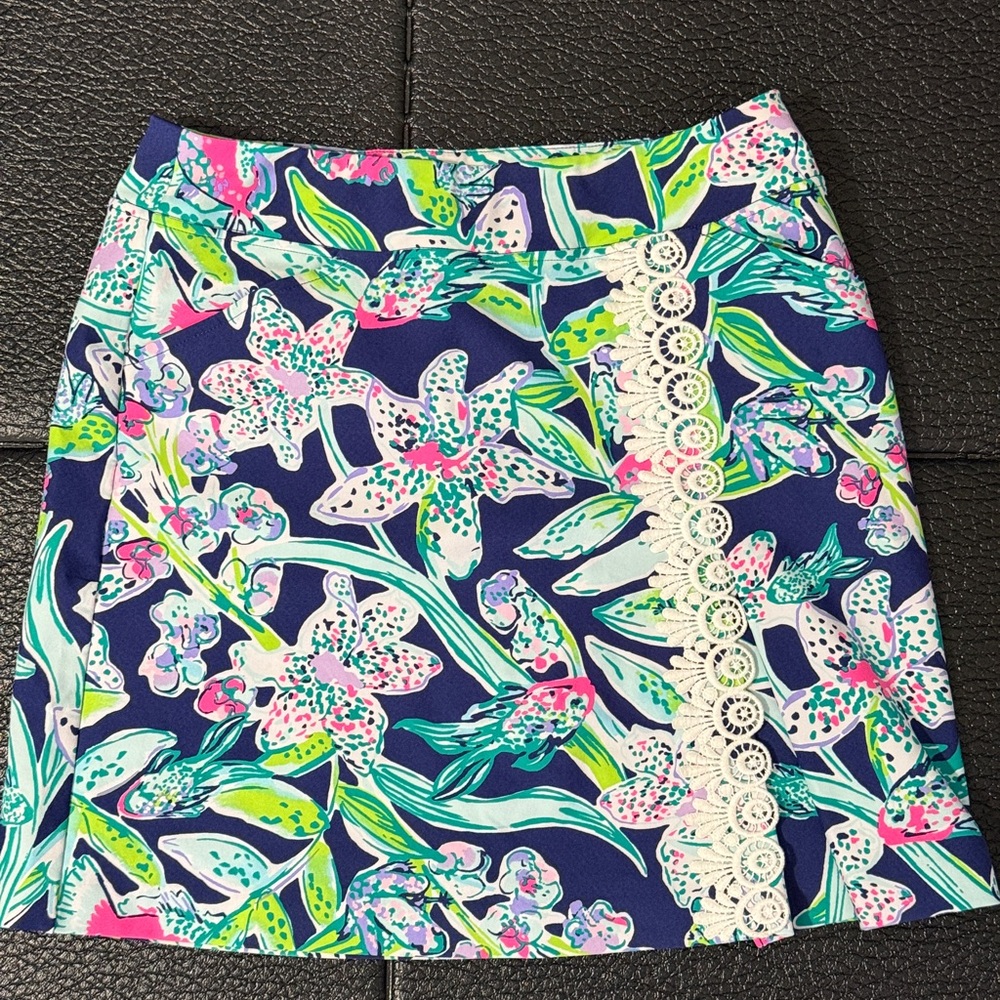 Lilly Pulitzer Skort – UPF 50+ Luxletic Fabric – Size 4